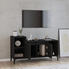 Televizoriaus spintelė, Apdirbta mediena, 100x35x55cm, juoda kaina ir informacija | TV staliukai | pigu.lt