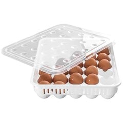 Dėžutė kiaušiniams su dangteliu, skaidri kaina ir informacija | Maisto saugojimo  indai | pigu.lt