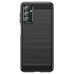 Carbon skirtas Samsung Galaxy M13, juoda цена и информация | Чехлы для телефонов | pigu.lt
