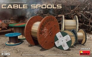 Miniart - Cable Spools, 1/35, 35583 цена и информация | Склеиваемые модели | pigu.lt