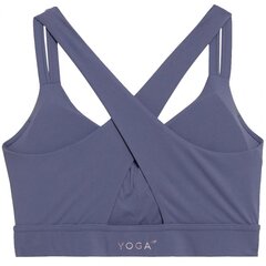 Sportinė liemenėlė moterims 4F W Sports Bra H4Z21 STAD015 32S, mėlyna цена и информация | Бюстгальтеры | pigu.lt