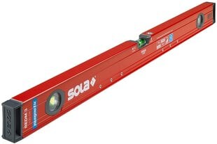 Уровень SOLA MAGNETIC LEVEL BIG REDM 3, 150 см /0.3 мм/м цена и информация | Механические инструменты | pigu.lt