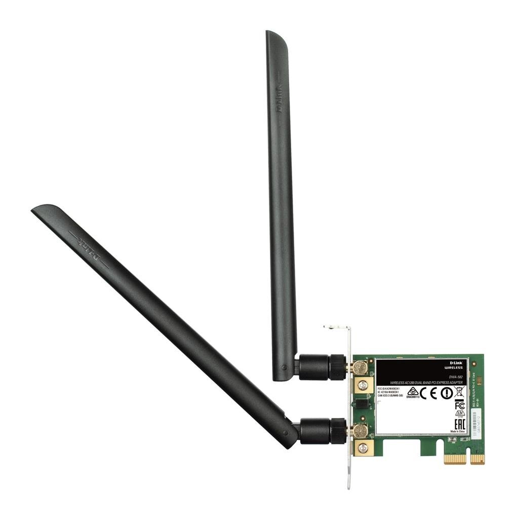 Bevielio tinklo adapteris D-Link DWA-582 цена и информация | Maršrutizatoriai (routeriai) | pigu.lt