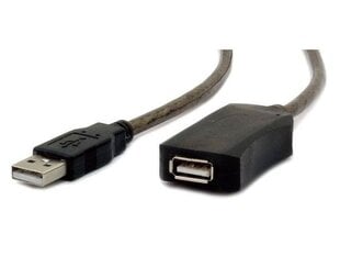 Gembird, USB-A M/F, 5 m kaina ir informacija | Kabeliai ir laidai | pigu.lt