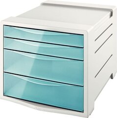 Modular Filing Cabinet Esselte 626284 4 ящика Синий полистирол (24,5 x 36,5 x 28,5 cm) цена и информация | Kanceliarinės prekės | pigu.lt