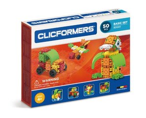 Konstruktorius Clicformers Clics, 801001 32680, 50 d. цена и информация | Конструкторы и кубики | pigu.lt