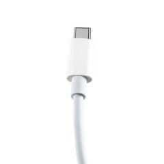 Maxlife MXUC-05 cable USB-C - USB-C 1,0 м 60 Вт white цена и информация | Кабели для телефонов | pigu.lt