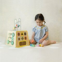 Medinis edukacinis kubas 6in1 kaina ir informacija | Žaislai kūdikiams | pigu.lt