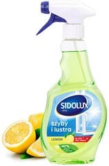 Sidolux langų valiklis Crystal Lemon, 500 ml kaina ir informacija | Valikliai | pigu.lt