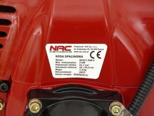 Бензиновый триммер NAC BP517-20-V цена и информация | Триммеры | pigu.lt