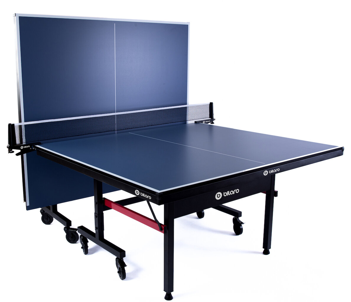Stalo teniso stalas Bilaro Master, mėlynas 19mm MDF vidaus kaina ir informacija | Stalo teniso stalai ir uždangalai | pigu.lt