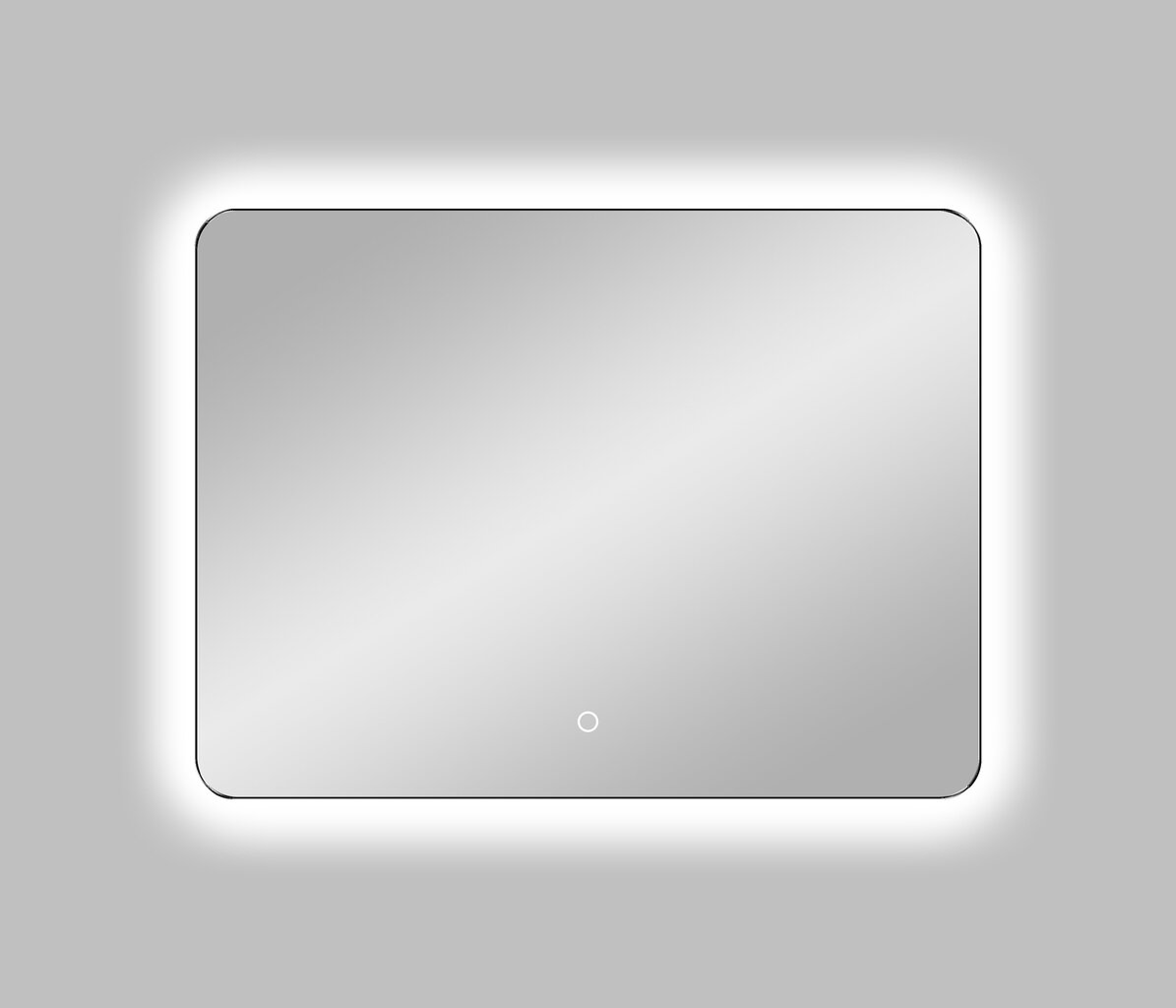 Veidrodis LED Vento Rome 60X80 kaina ir informacija | Vonios veidrodžiai | pigu.lt