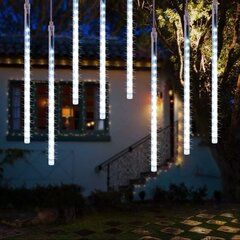 LED Kalėdos lauke - po stogeliu ir viduje string žvaigždžių lietus 50cm / 10 lempučių x 54 LED, E 19-403 kaina ir informacija | Girliandos | pigu.lt