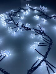 Kalėdinės LED lemputės su žvaigždutėmis, 300LED, 8 režimai, ilgis - 6,5 m, E L-181-1 kaina ir informacija | Girliandos | pigu.lt