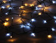 LED kalėdinis lauko ir vidaus ledas su kristalais, 300 šviesos diodų, ilgis - 11 m, jungiamas, E DLX-2003 kaina ir informacija | Girliandos | pigu.lt