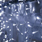 LED kalėdinis lauko ir vidaus ledas, 100 šviesos diodų, ilgis - 5,5 m, kištukinis, E 163 kaina ir informacija | Girliandos | pigu.lt
