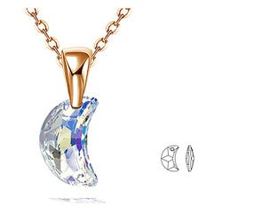 Серебряная подвеска с кристаллом Swarovski цена и информация | Женское колье | pigu.lt