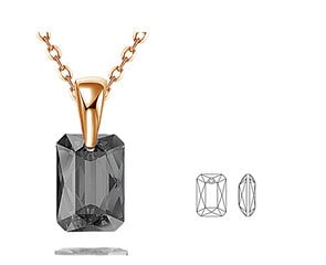 Серебряная подвеска с кристаллом Swarovski цена и информация | Украшения на шею | pigu.lt