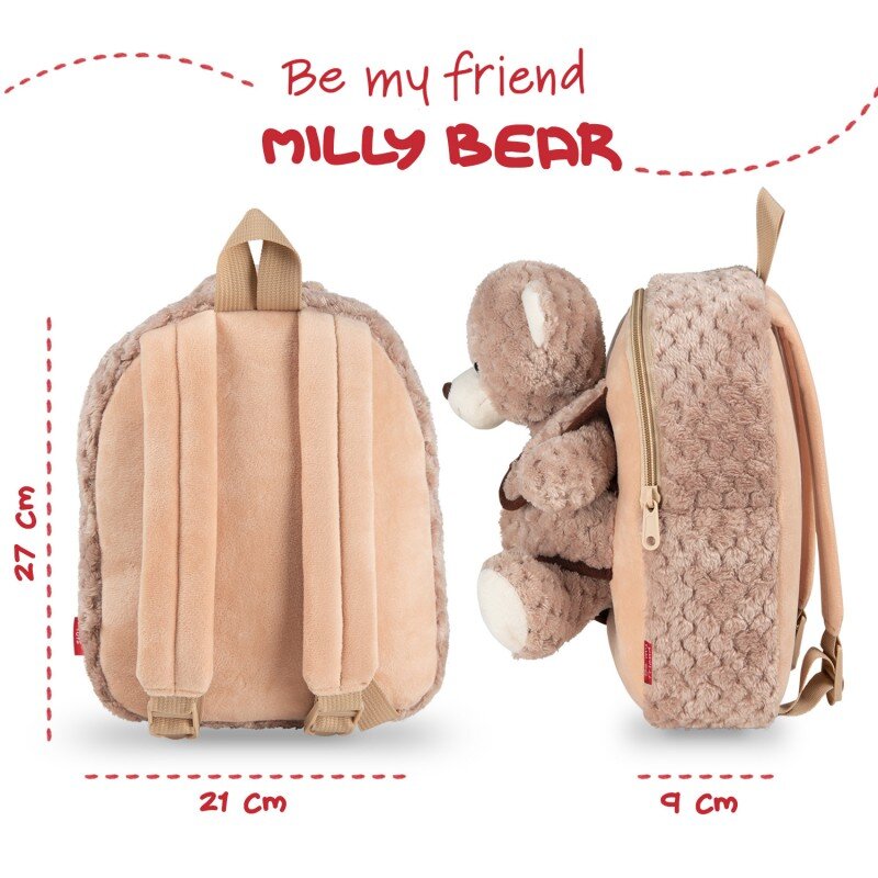 Kuprinė Milly Bear kaina ir informacija | Kuprinės mokyklai, sportiniai maišeliai | pigu.lt