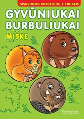 Gyvūniukai burbuliukai. Miške kaina ir informacija | Spalvinimo knygelės | pigu.lt