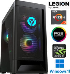 Стационарный компьютер Legion T5 MT Ryzen 7 5800 32GB 1TB SSD 1TB HDD RTX 3060 Windows 10  цена и информация | Стационарные компьютеры | pigu.lt