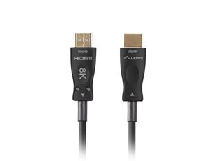 КАБЕЛЬ LANBERG HDMI M/M V2.1 30M 8K ОПТИЧЕСКИЙ AOC цена и информация | Кабели и провода | pigu.lt