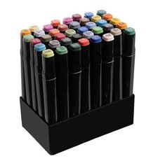 Двусторонние маркеры-ручки, 40 шт. цена и информация | Письменные принадлежности | pigu.lt