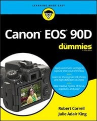 Canon EOS 90D For Dummies цена и информация | Книги по фотографии | pigu.lt