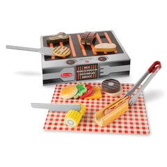 MELISSA & DOUG игровой набор Grill & Serve барбекю цена и информация | Игрушки для девочек | pigu.lt