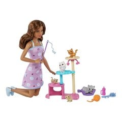 Lėlė Barbie Kitty Condo Playset HHB70 kaina ir informacija | Žaislai mergaitėms | pigu.lt