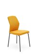 4-ių kėdžių komplektas Halmar K461, geltonas