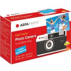 AgfaPhoto Half Frame Camera 35 мм, черный цена и информация | AgfaPhoto Мобильные телефоны, Фото и Видео | pigu.lt