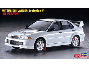 Konstruktorius Hasegawa, Mitsubishi Lancer Evolution VI 20547, 1/24 kaina ir informacija | Konstruktoriai ir kaladėlės | pigu.lt