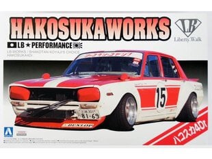 Aoshima - Hakosuka Works LB Performance LB-Works/Skakotan Koyaji´s Choice Nissan Skyline 4Door, 1/24, 05126 цена и информация | Конструкторы и кубики | pigu.lt