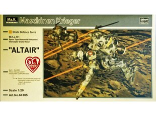 Konstruktorius Hasegawa, Altair W.H.J.131 Space Type Humanoid Unmanned Interceptor GroBer Hund 64105, 1/20 kaina ir informacija | Hasegawa Vaikams ir kūdikiams | pigu.lt