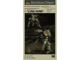 Hasegawa - Humanoid Type Unmanned Interceptor Groserhund `Luna Hund`, 1/20, 64126 цена и информация | Конструкторы и кубики | pigu.lt