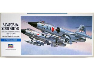 Konstruktorius Hasegawa, F-104J/CF-104 Starfighter 00446, 1/72 kaina ir informacija | Konstruktoriai ir kaladėlės | pigu.lt