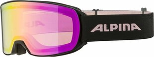 Slidinėjimo akiniai Alpina Nakiska, juodi цена и информация | Лыжные очки | pigu.lt