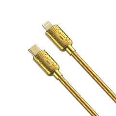 XO cable NB-Q217A PD USB-C - Lightning 1,0 м 20 Вт gold цена и информация | Кабели для телефонов | pigu.lt