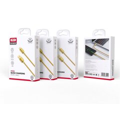 XO cable NB216 USB - Lightning 1,0 м 2,4A gold цена и информация | Кабели для телефонов | pigu.lt