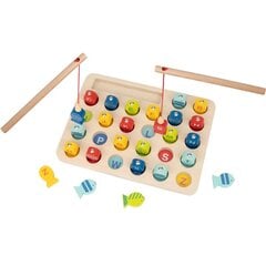 Деревянная игра "Рыбалка", 29 деталей, Tooky Toy цена и информация | Развивающие игрушки | pigu.lt