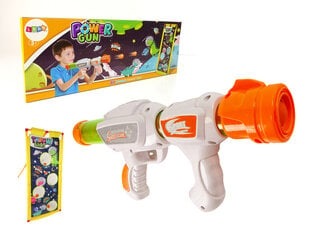 Pistoletas su taikiniu ir putplasčio kamuoliukais Lean Toys kaina ir informacija | Žaislai berniukams | pigu.lt