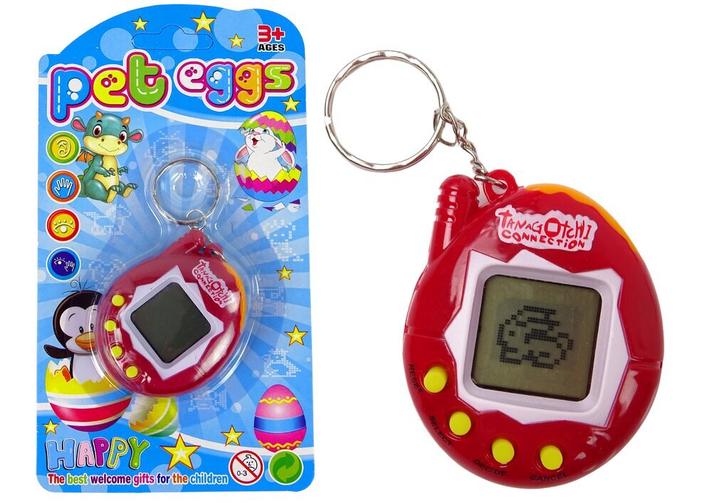 Elektroninis žaidimas Tamagotchi, raudonas kaina ir informacija | Lavinamieji žaislai | pigu.lt