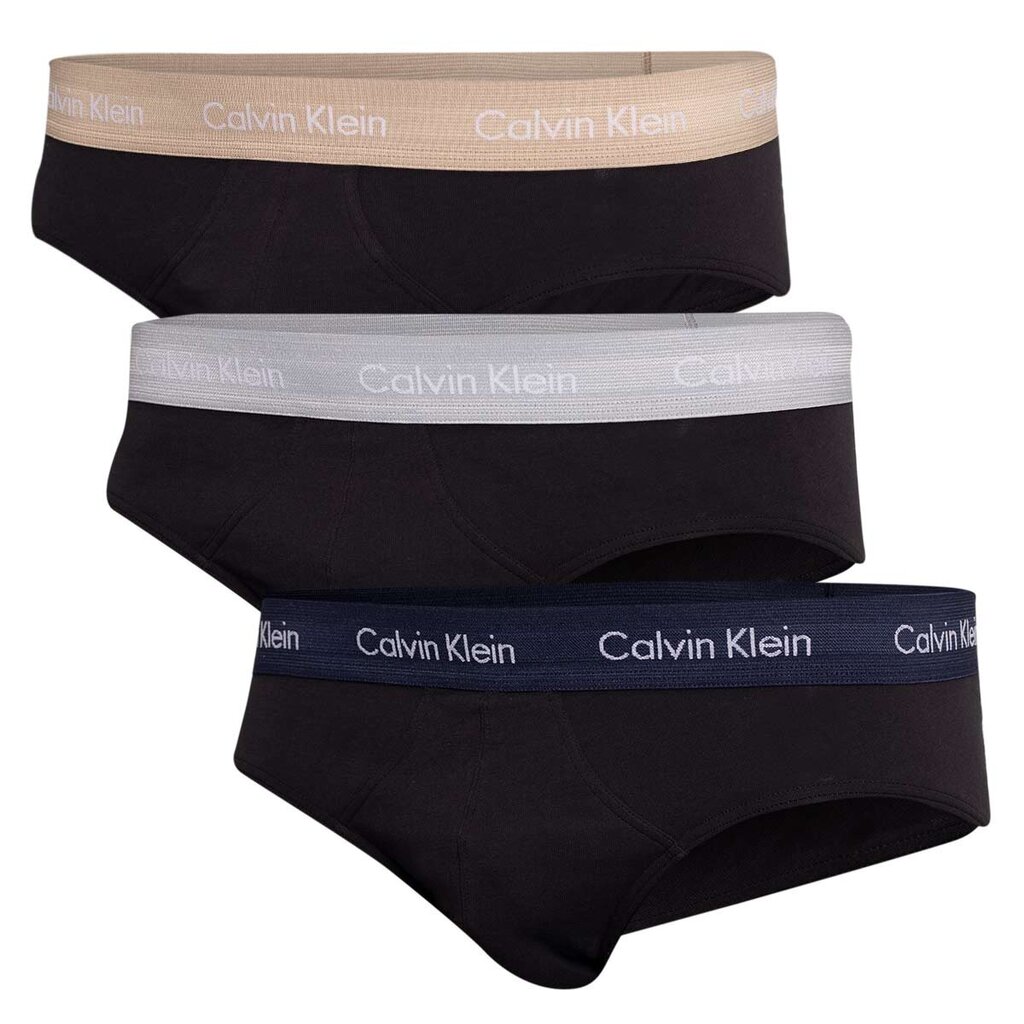Trumpikės vyrams Calvin Klein, juodos 3 vnt kaina ir informacija | Trumpikės | pigu.lt