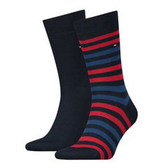 SOCKS TOMMY HILFIGER TH MEN ICONIC QUARTER 2P 100001094200 цена и информация | Мужские носки | pigu.lt