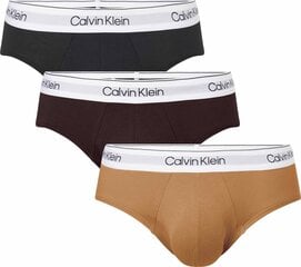 Мужские боксеры Calvin Klein, с низкой посадкой, 3 пары, в упаковке, U2664G 4KU 12745 цена и информация | Трусы | pigu.lt