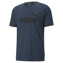 Puma Футболки Ess Logo Tee Blue 586667 97 цена и информация | Мужские футболки | pigu.lt