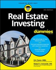 Real estate investing for dummies kaina ir informacija | Ekonomikos knygos | pigu.lt