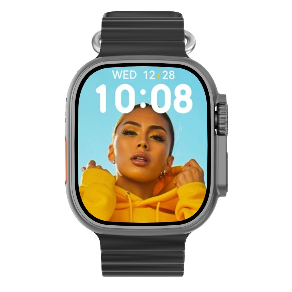 DT NO.1 DT8 Ultra+ Black kaina ir informacija | Išmanieji laikrodžiai (smartwatch) | pigu.lt