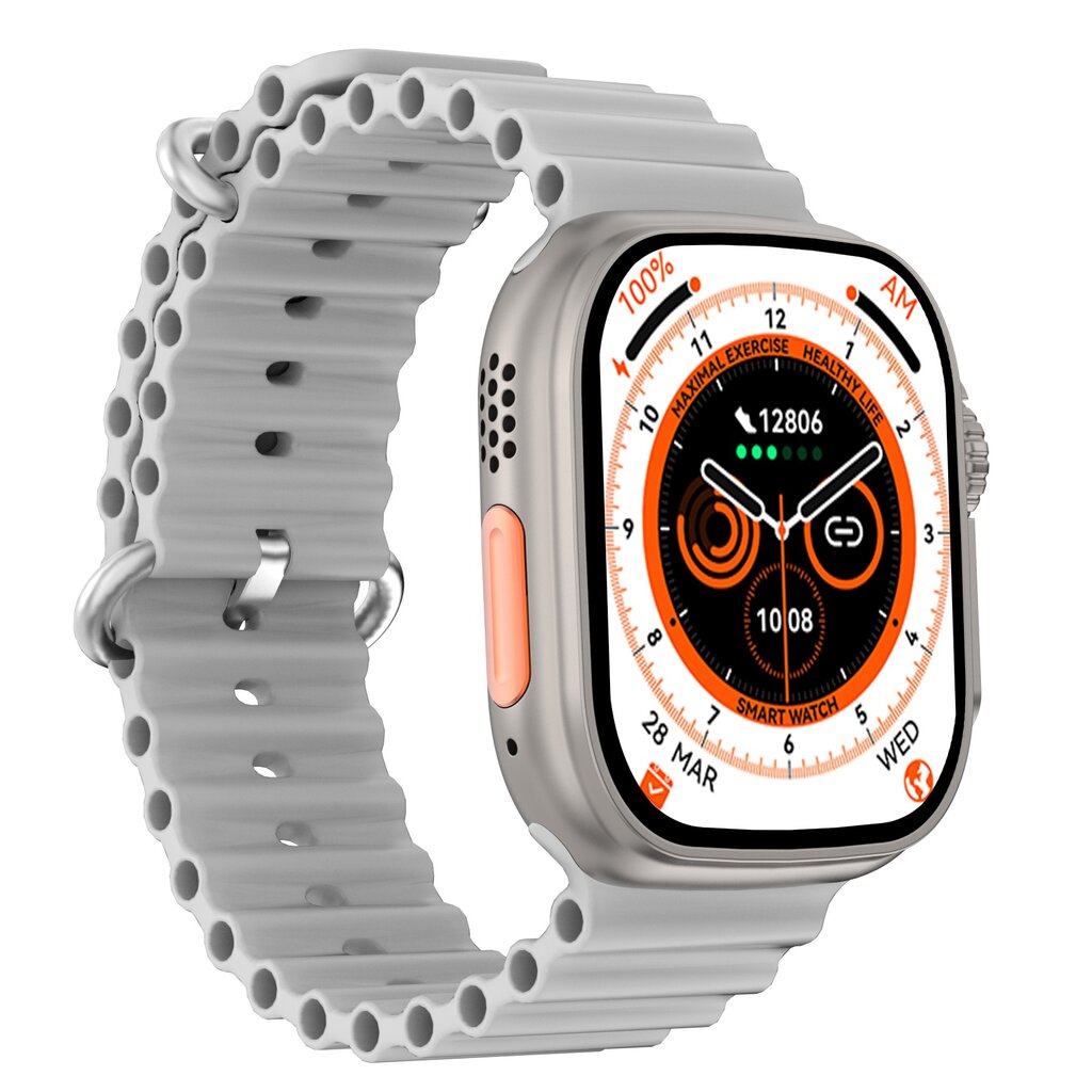 DT NO.1 DT8 Ultra+ Grey цена и информация | Išmanieji laikrodžiai (smartwatch) | pigu.lt
